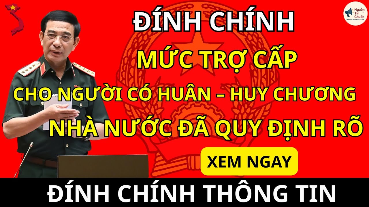 Nhà Nước Đã Quy Định Rõ: Mức Trợ Cấp Cho Người Có Huân – Huy Chương Là Bao Nhiêu? | Tin Chuẩn