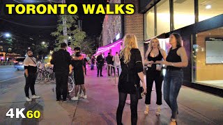 Friday Night Toronto Little Italy & College Street Walk (Sept 2021)