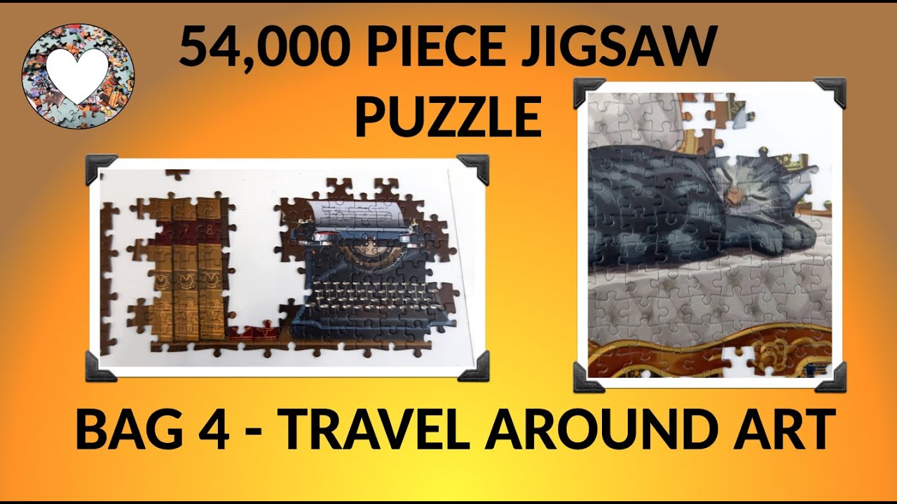Bag 4 Section 26 of EPIC 54,000 Piece Jigsaw Puzzle Travel Around Art