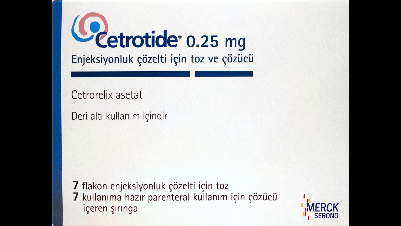 TÜP BEBEK TEDAVİSİNDE CETROTİDE iğnesinin uygulanışı