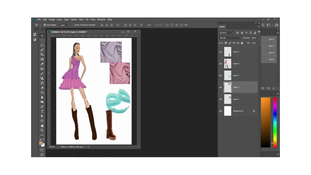 Pre-Look Board in Fashion Design Process