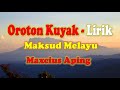 Oroton Kuyak Lirik Dan Maksud bahasa Melayu (Maxcius Aping) Meaning of Oroton Kuyak with lyrics