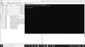 Aplikasi XAMPP dan Langkah membuat Program Database dengan Command prompt  #XAMPP #CMD