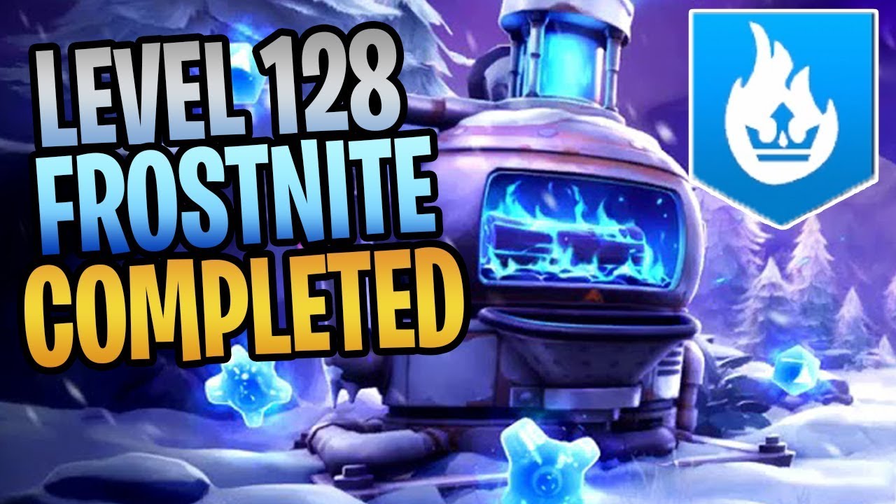 Fortnite LEVEL 128 Frostnite Challenge Complete And Uncharted