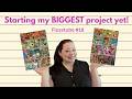 Flosstube 18  - Starting my BIGGEST project yet! // Library of Cats by Aimee Stewart