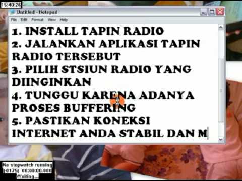 Video: Cara Merekam Siaran Radio