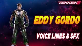 Tekken 8: Eddy Gordo Voice Lines & Efforts + SFX