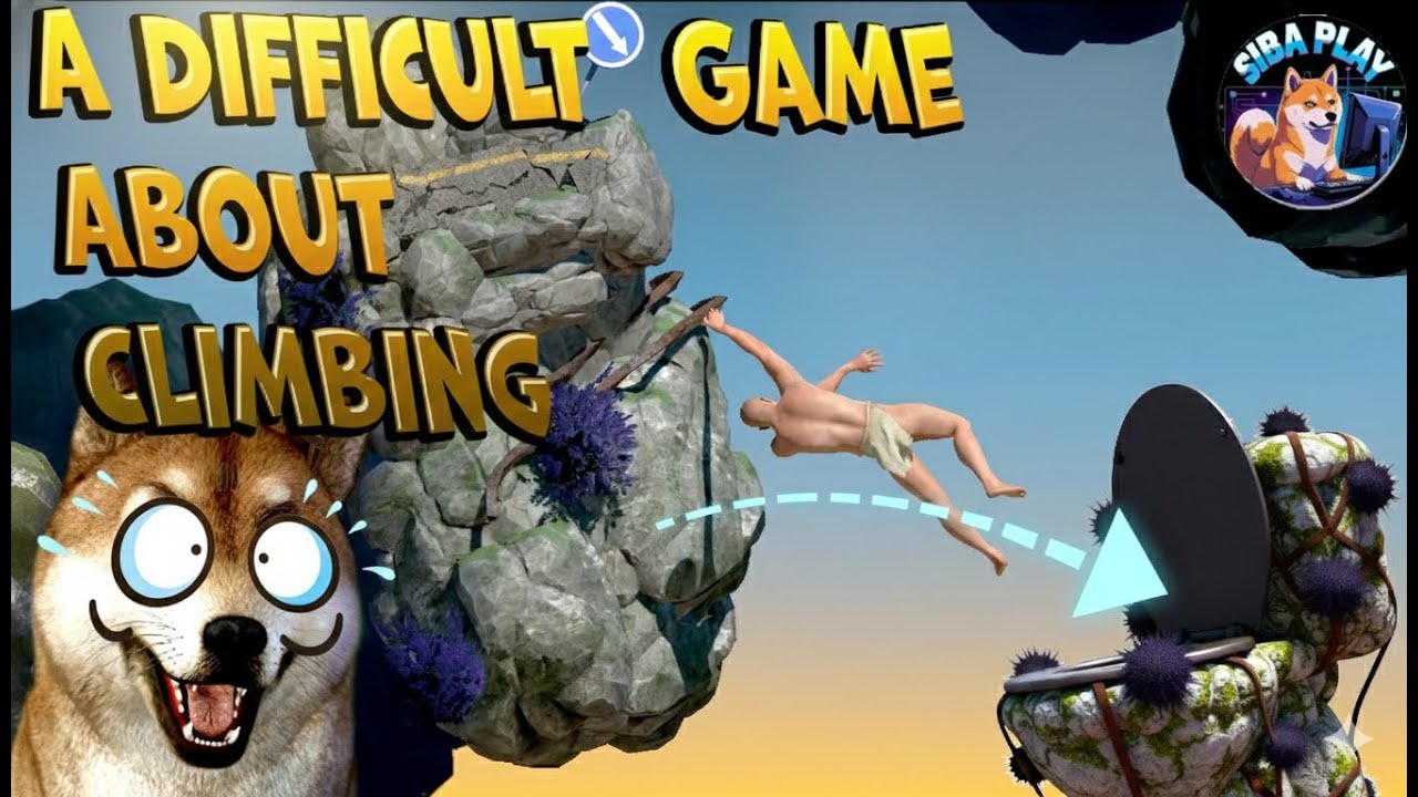 МЕНЯ СМЫЛО В УНИТАЗ! 😱 Самая сложная игра про скалолаза | A Difficult Game About Climbing