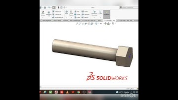 Flange Bolt Design In Solidworks | #solidworks | #autocad | #shorts | #Shorts