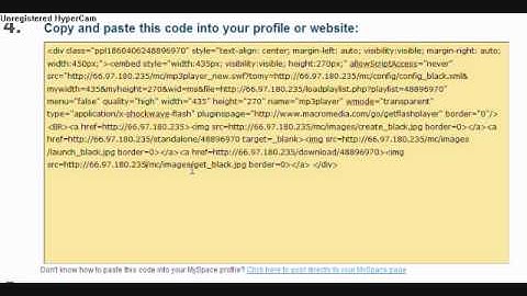 Getting Your Playlist on Myspace AFTER IT GOT BLOCKED