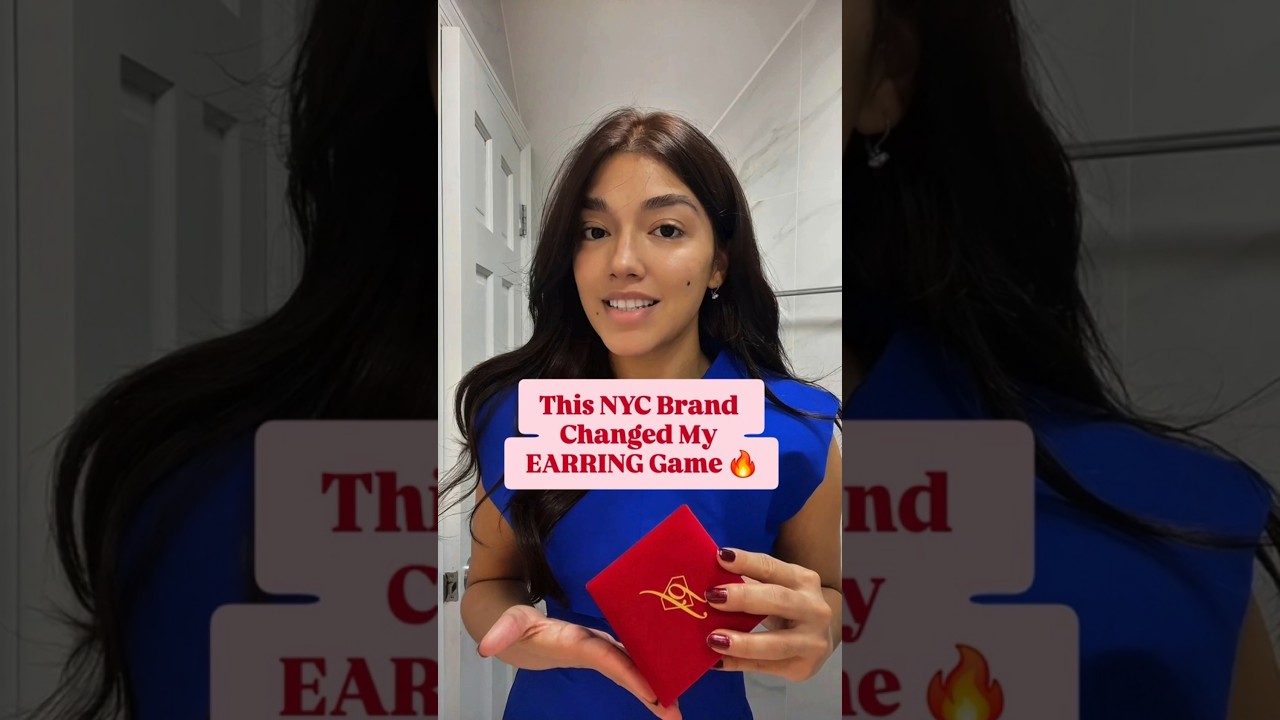 This NYC Brand Changed My Earring Game | White Gold Round Lever Back Earrings 💎✨ 