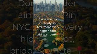Don't Get Lost in Central Park! Download Pin NYC!