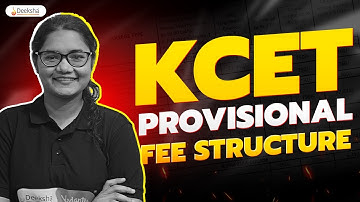 KCET 2024 Fee Structure Released | KEA UGCET 2024 FEE