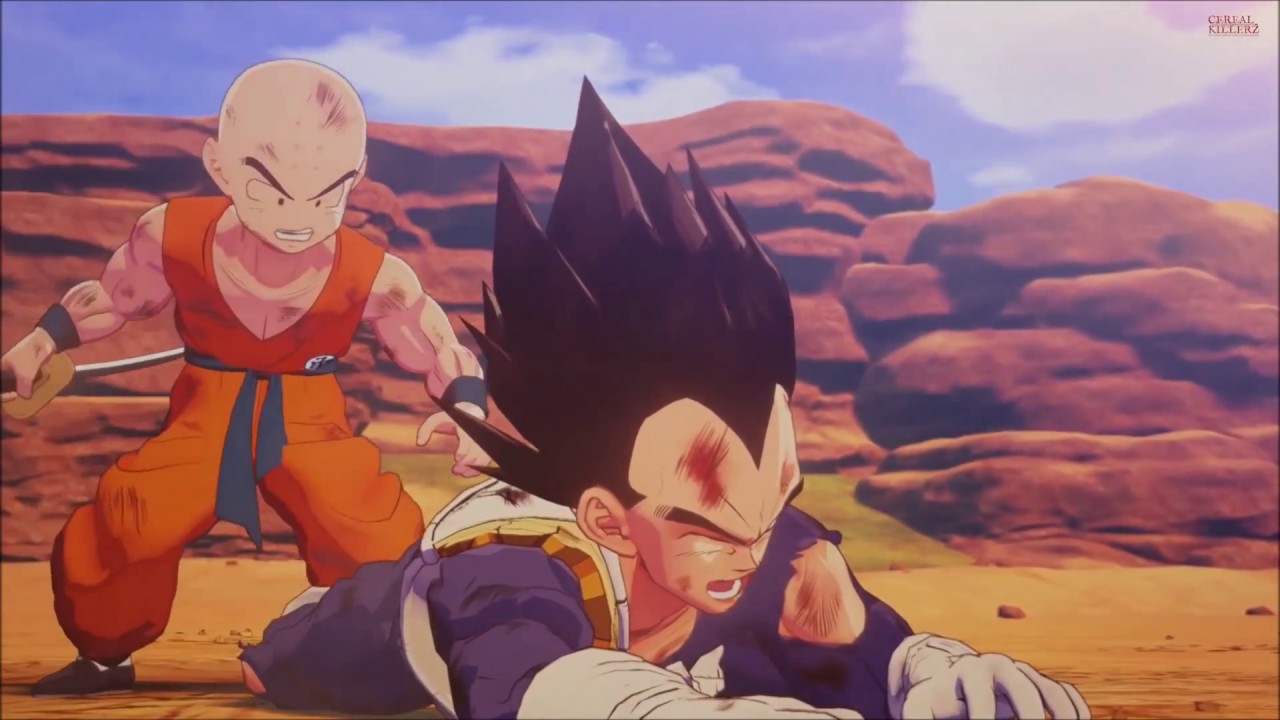Krillin spares Vegeta (Dragon Ball Z Kakarot)