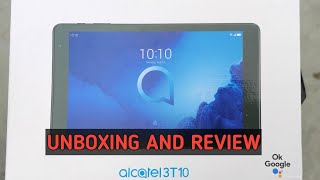 Alcatel 3t tablet Unboxing And Review