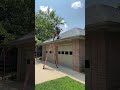 The EASIEST way to clean your gutters #fast #diy #homeimprovement #shorts