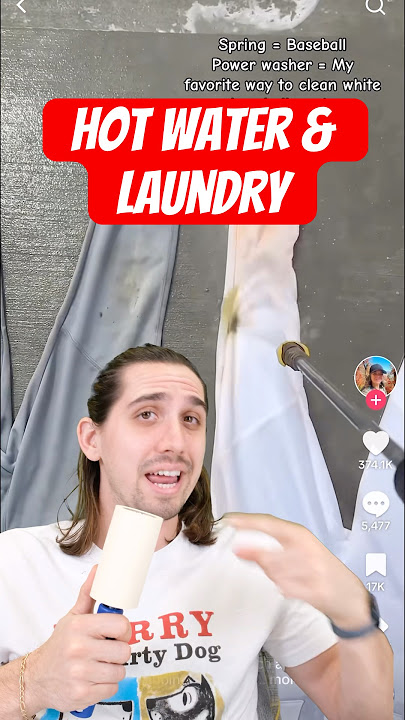 Hot Water & Your Clothes #laundry