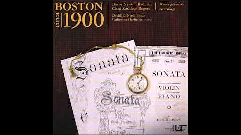 CLARA KATHLEEN ROGERS (1844-1931): "Sonata": Movem...