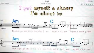 Lifted\/ CL(zne)💋노래방, 악보,반주, 가라오케 ,코드, 가사 .💖Karaoke, Sheet music ,Chord, Lyrics ,MR