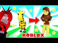 We Turned Our PET Into A HUMAN In Adopt Me! (Roblox)