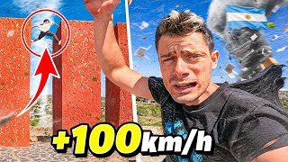 PARKOUR en MITAD de un HURACÁN en ARGENTINA⚠️ *MUY PELIGROSO*