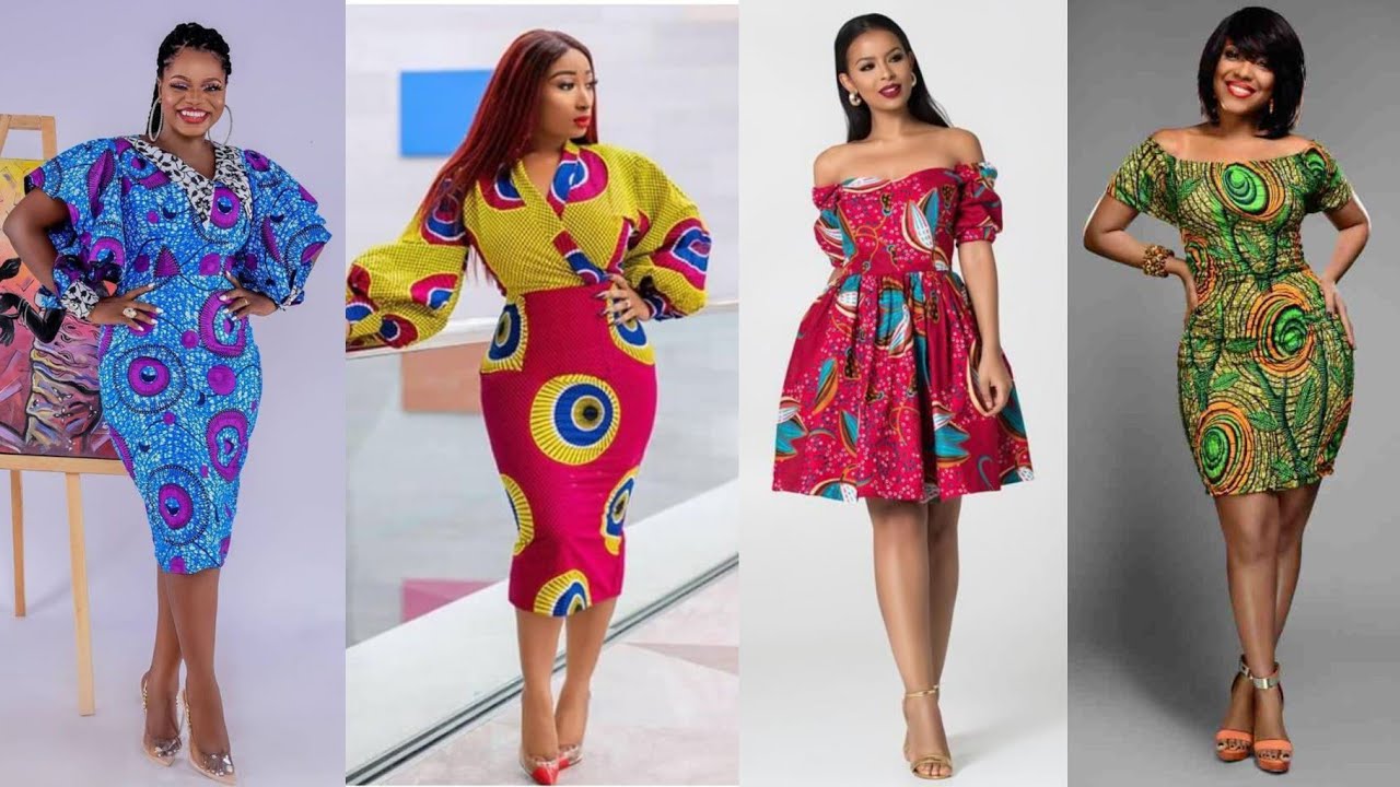 MODÈLES DE ROBES COURTE EN PAGNE AFRICAIN TENDANCE 2022 , LATEST 2022  ANKARA SHORT DRESSES #model - YouTube