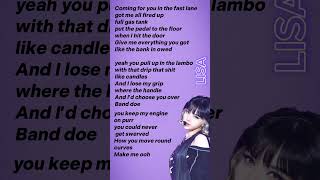 Shoong | Taeyang ( feat . Lisa ) | Lisa rap part #shorts Resimi