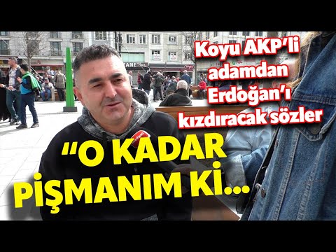 KOYU AKP'Lİ ADAMDAN SOKAK RÖPORTAJINDA ERDOĞAN'IN UYKULARINI KAÇIRACAK SÖZLER I SOKAK RÖPORTAJLARI