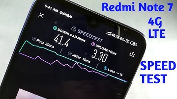 Redmi Note 7 4G Internet Speed Test ||