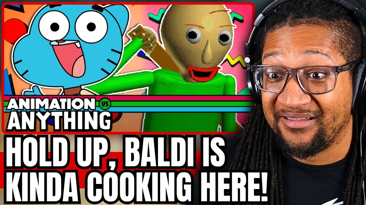 Eddiefrb - Gumball vs Baldi (RAP BATTLE) | Reaction!