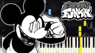 FNF VS Mickey Mouse - Dejection - Piano tutorial