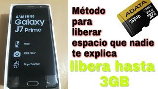 Como liberar espacio de tu celular sin usar aplicaciones ni la PC  J7 PRIME