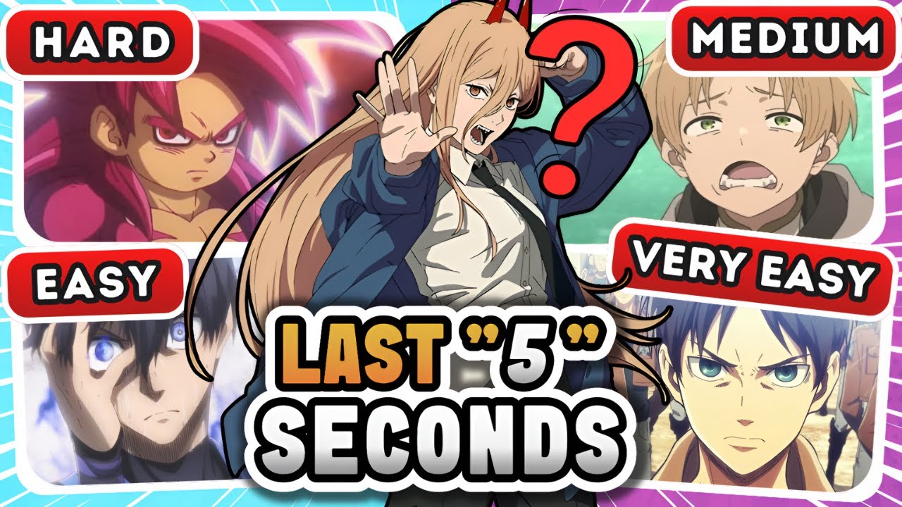 🎵 Угадай опенинги по их ПОСЛЕДНИМ 5 СЕКУНДАМ 🔥 Викторина по аниме-опенингам