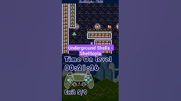 Underground Shells - Shelltopia #smw #smwkaizo #kaizo #mario #gaming