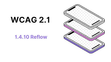WCAG 2.1 Guideline 1.4.10 Reflow