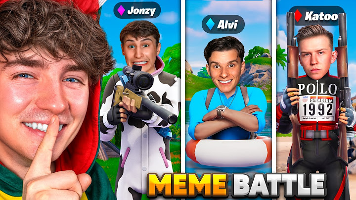 Das XXL MEME CREATOR BATTLE in FORTNITE! ⚔️🏆