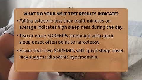 What Do Your MSLT Test Results Indicate? - Sleep Apnea Support Network