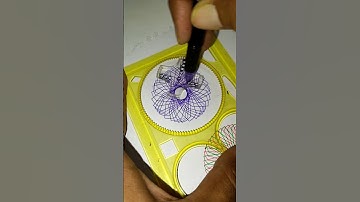 So beautiful spirograph drawing 😍. #shorts #live #spirograph #trending