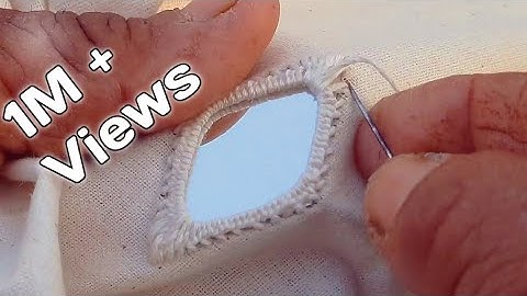 Mirror Work Stitch | Kutchi Mirror Work Stitch | Kutchi Mirror Work | Hand Embroidery Work