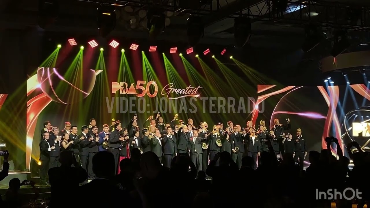 CHEERS PARA SA PBA 50 GREATEST PLAYERS