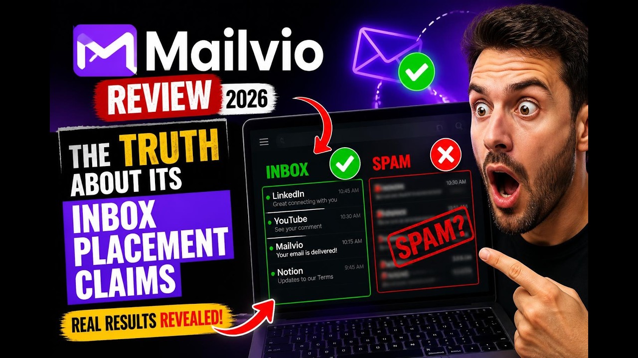 ✅ Mailvio Review (2026): The Truth About Its Inbox Placement Claims!