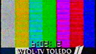 WTOL Ch. 11 Toledo, OH - Color Bars from 1981!!!