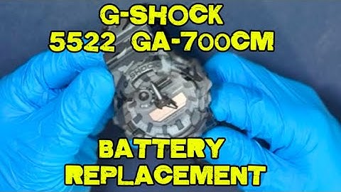 G-SHOCK 5522  GA-700CM BATTERY REPLACEMENT DIY #gshock #casio #diy #wristwatch