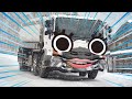 【 doodles アニメ 】大型トラック , タンクローリー , トレーラー 他 から 顔が 出現の不思議アニメーション