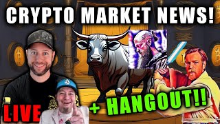 Crypto Market News LIVE + Hangout EP3