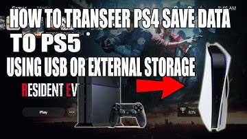 How to Transfer PS4 Save Data Files to PS5 Using A USB or External Hard Drive