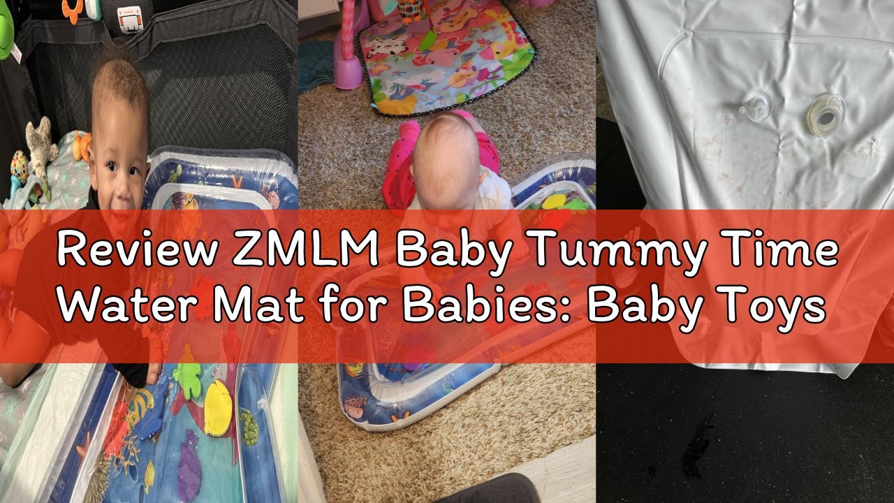 Review ZMLM Baby Tummy Time Water Mat for Babies: Baby Toys Gifts for Newborn Infant 3 6 9 12 Month