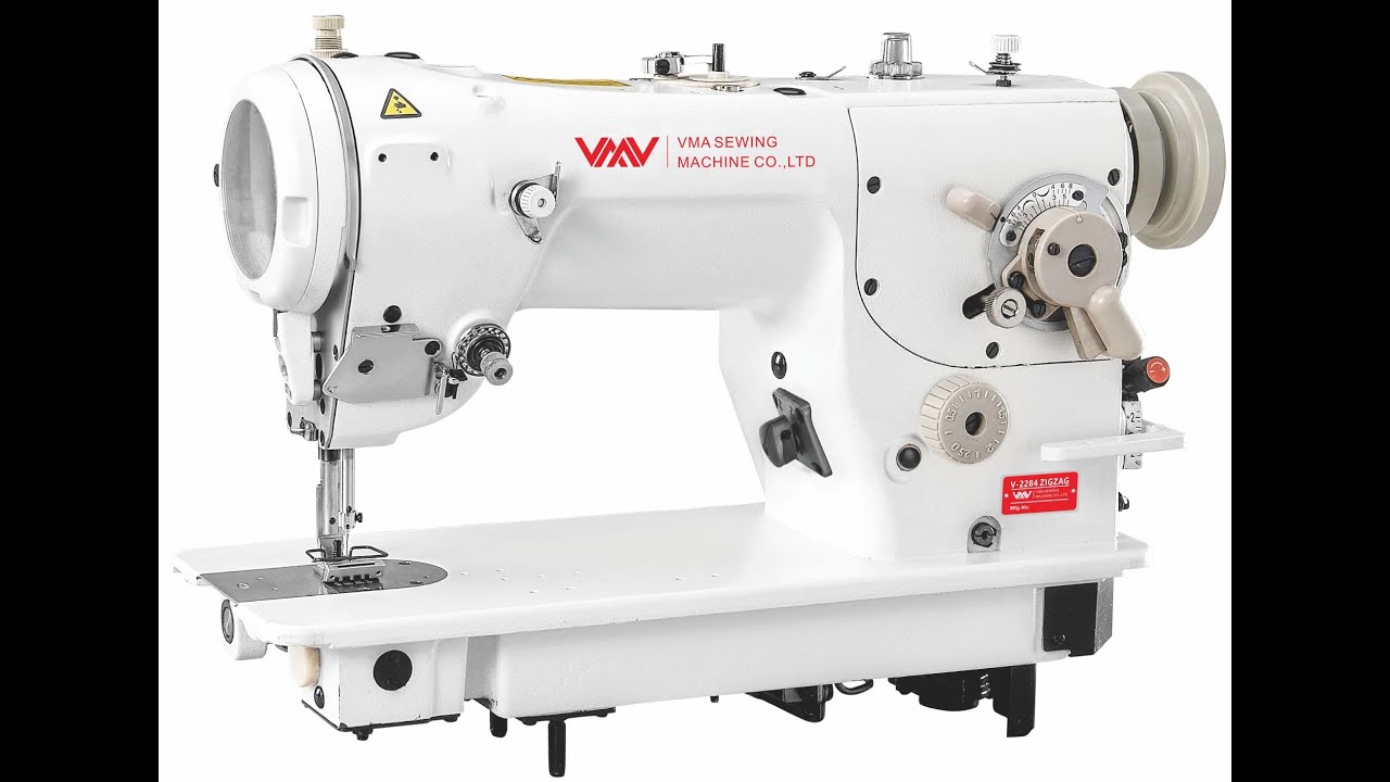 V-2284 high speed zig zag sewing machine - YouTube