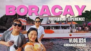 Party Yacht Experience in BORACAY! | Sundancer | JM's Life in Clips