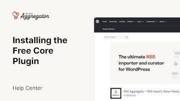 Installing the Free Core Plugin